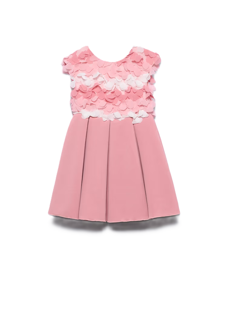 Abel & Lula 3D Bloemen Chiffon Jurk Meisjes