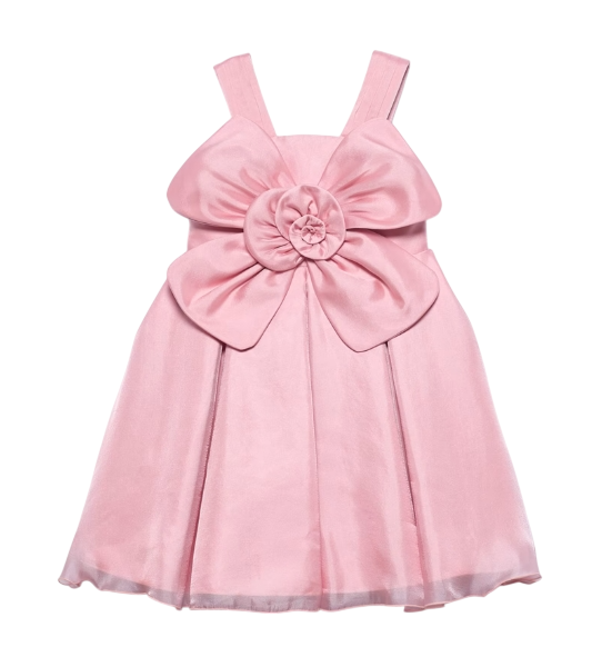 Abel & Lula Organza flower dress roze meisjes