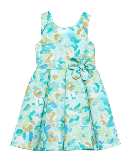 Abel & Lula Floral print dress groen meisjes