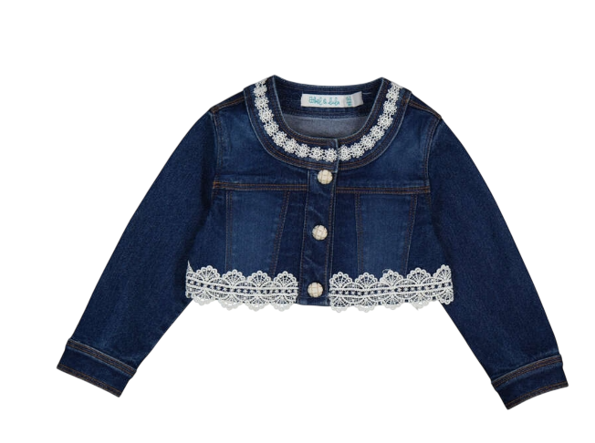 Abel & Lula denim Jacket donker meisjes