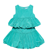 Abel & Lula taffeta skirt set groen meisjes