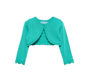 Abel  & Lula knitted bolero groen baby meisjes