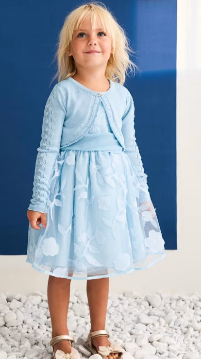 Abel & Lula Tricot bolero blauw
