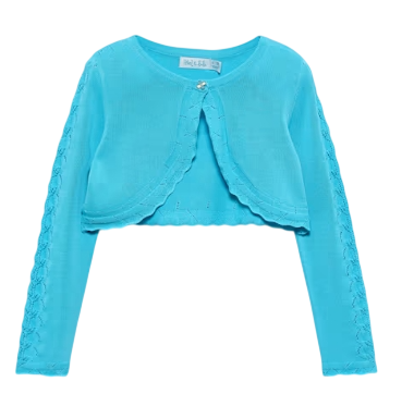 Abel & Lula Tricot bolero turquoise