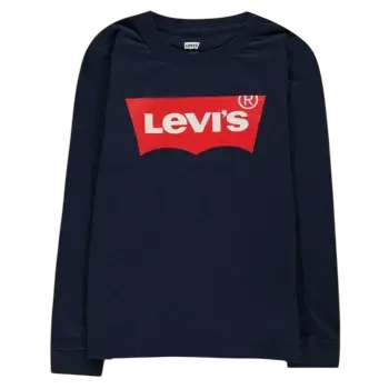 Levi's Kids Longsleeve Batwing met Logo - donker blauw