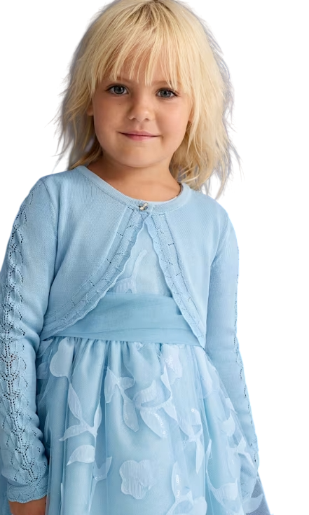 Abel & Lula Tricot bolero blauw