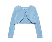 Abel & Lula Tricot bolero blauw