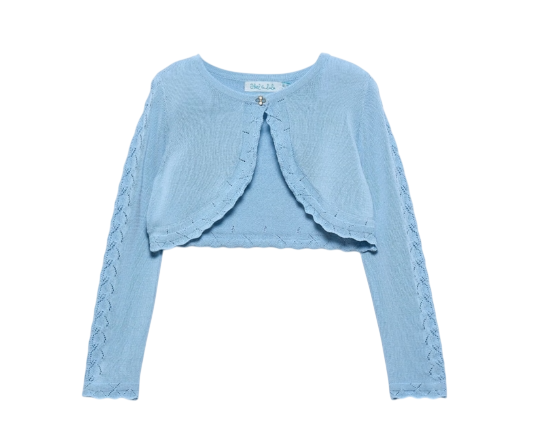 Abel & Lula Tricot bolero blauw