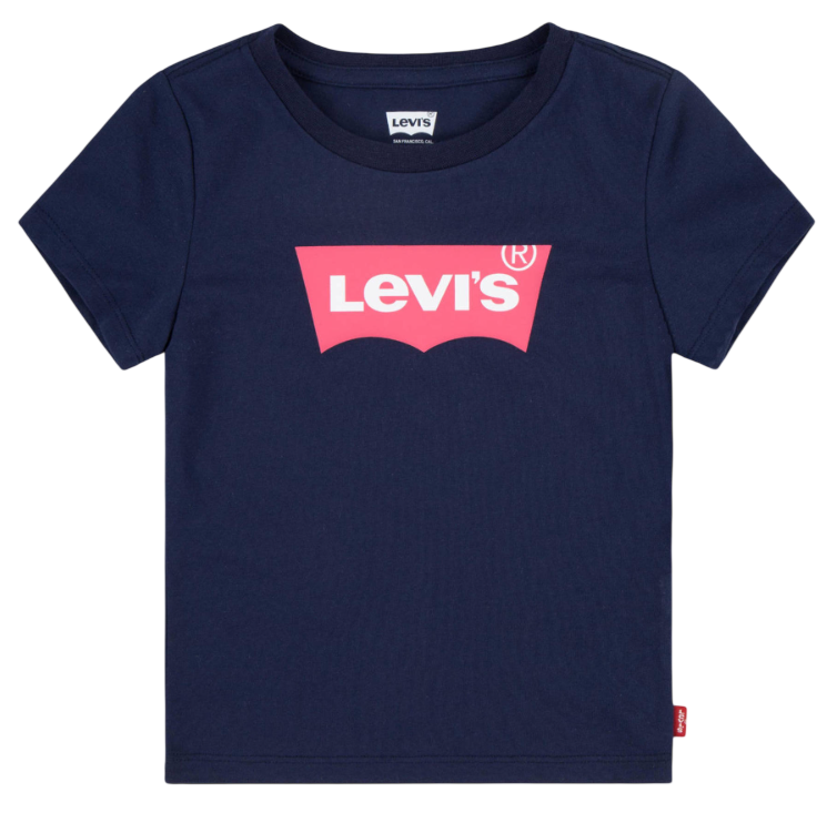Levi's Kids  T-shirt BATWING donker blauw