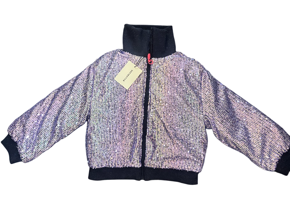 BillieBlush Pailetten Paars jas