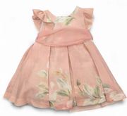Abel & Lula dress baby roze bloem