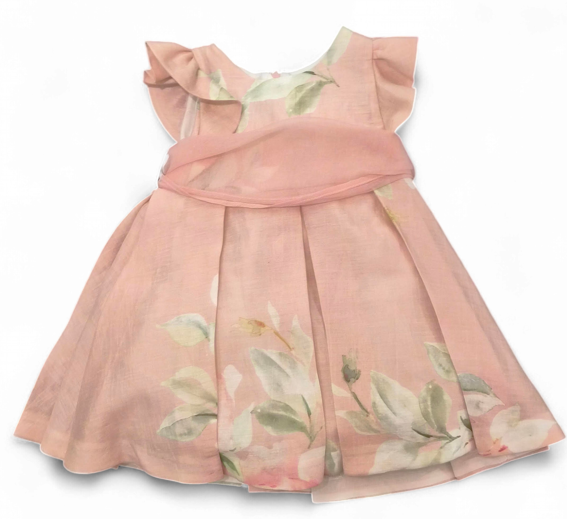 Abel & Lula dress baby roze bloem