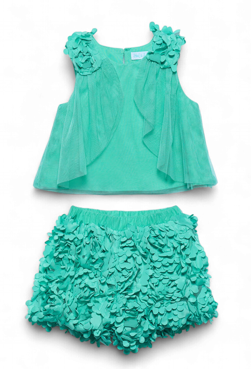 Abel & Lula baby set groen