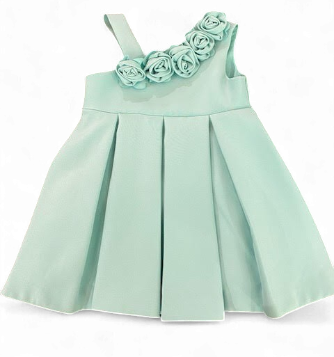 Abel & Lula baby jurk groen