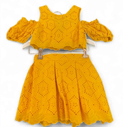 Abel & Lula meisjes set geel