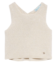 Abel & Lula Girls' shiny knitted top