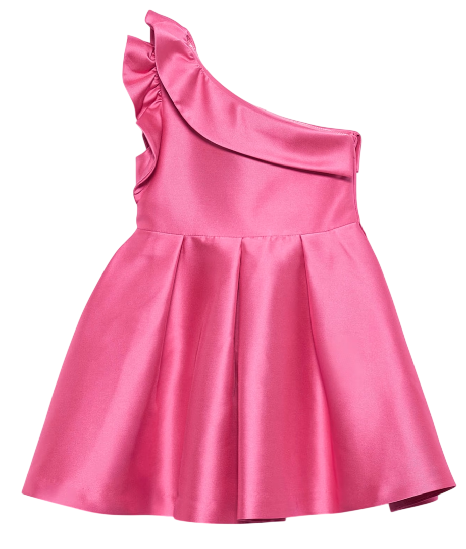 Abel & lula Asymmetrical mikado dress for girls