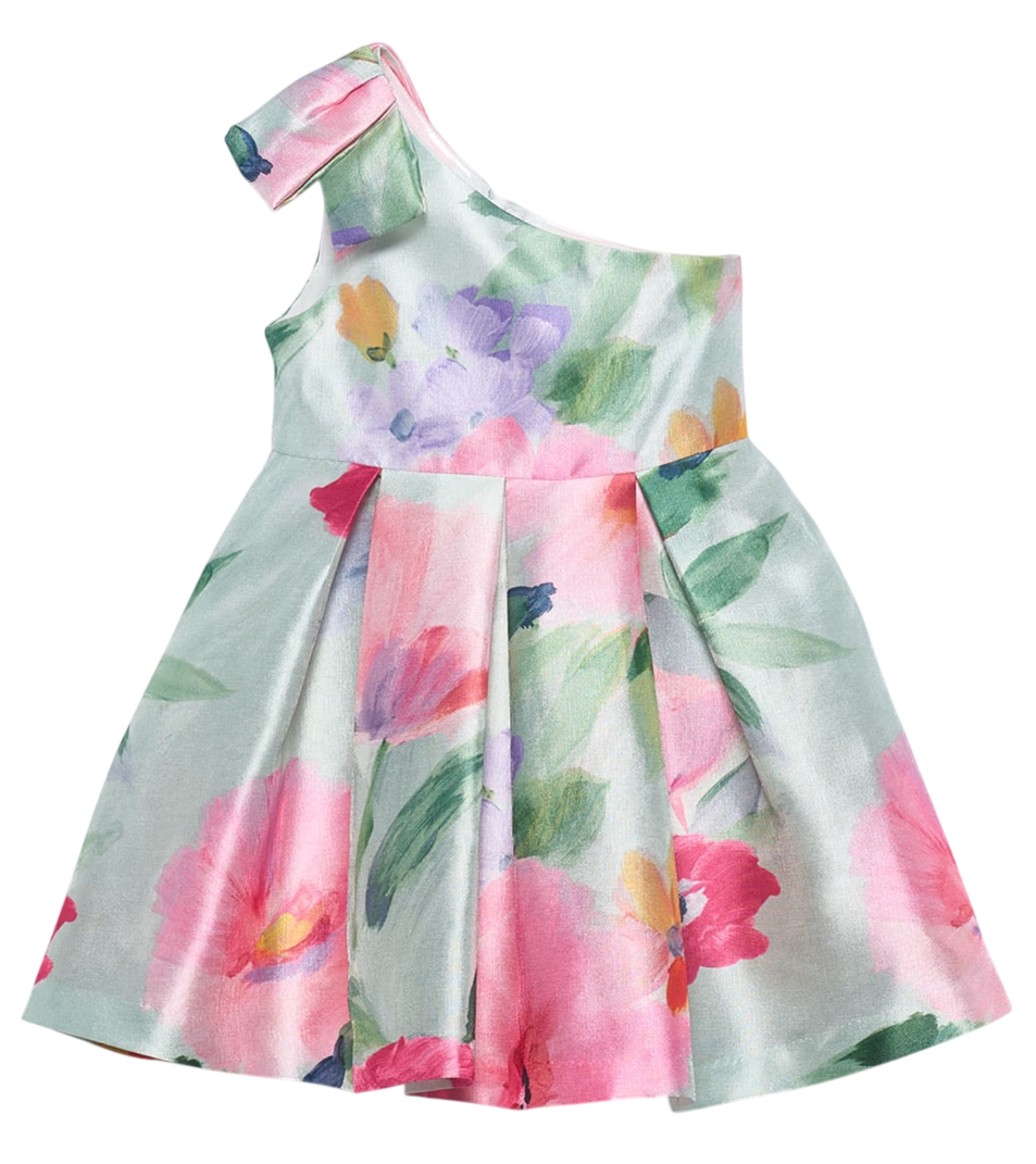 Abel & Lula Mikado floral dress for girls
