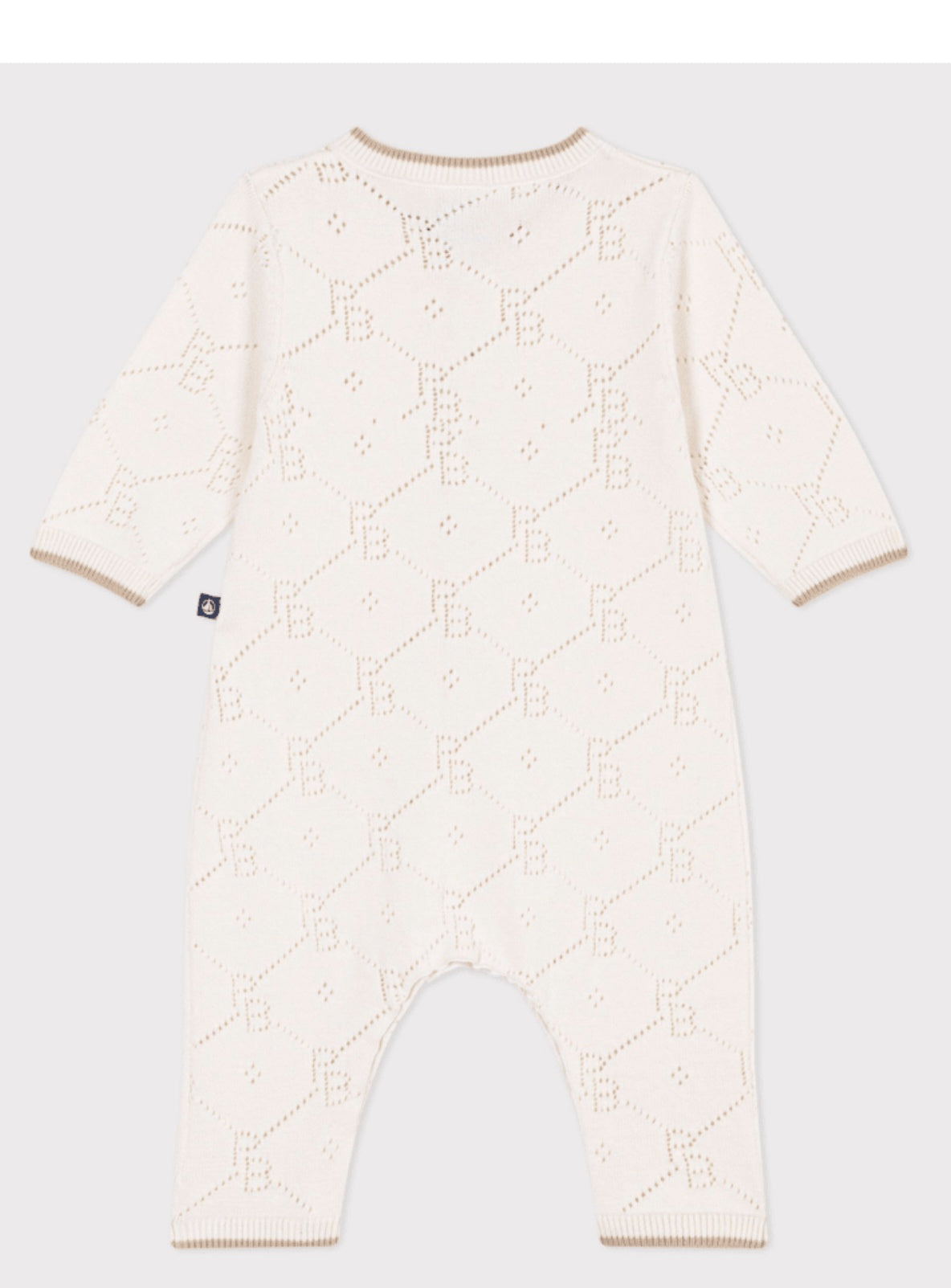 Petit Bateau Lang pakje van gebreid ajourkatoen voor baby's