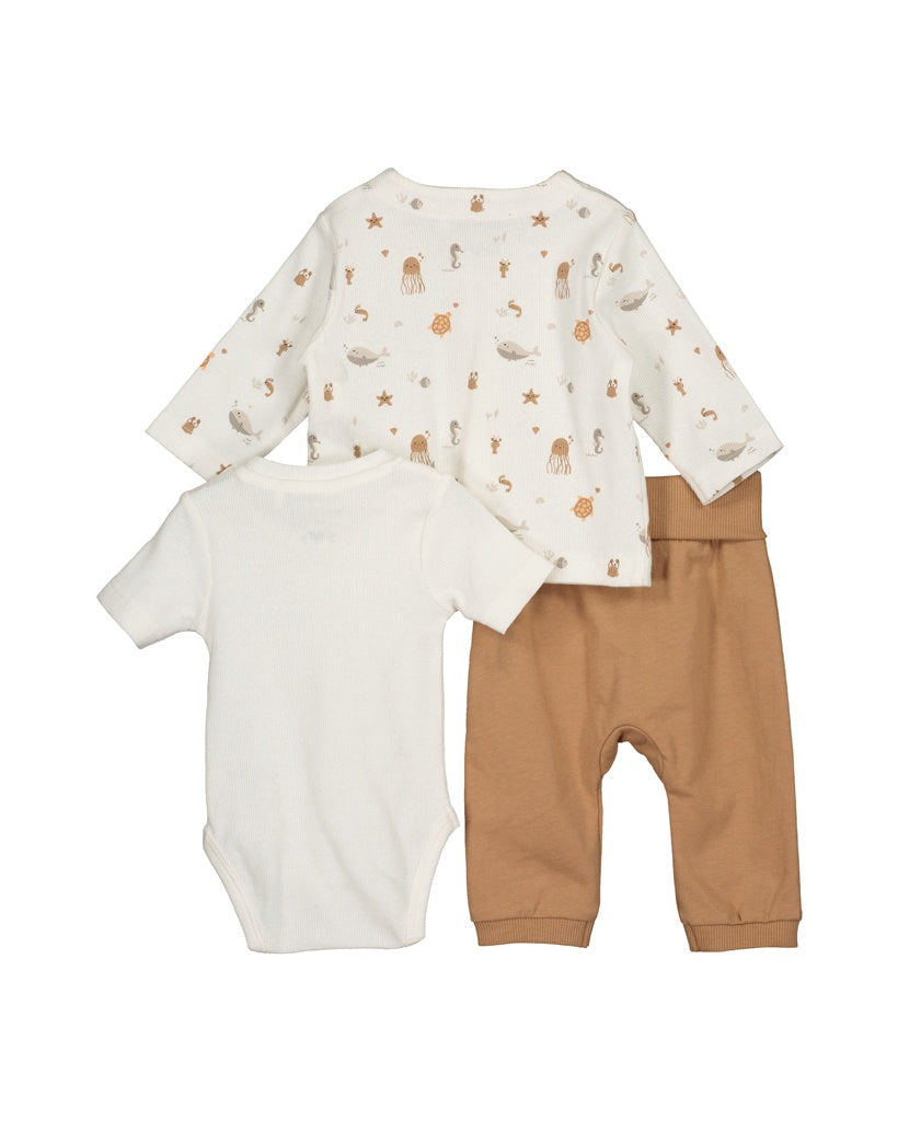 Blue Seven 3-delig babyset beige unisex