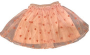 Blue Seven meisjes rok oranje met hartjes