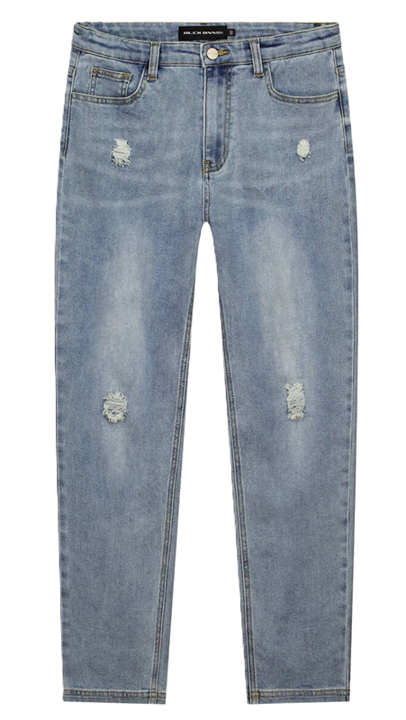 Black Bananas Dribble straight fit denim