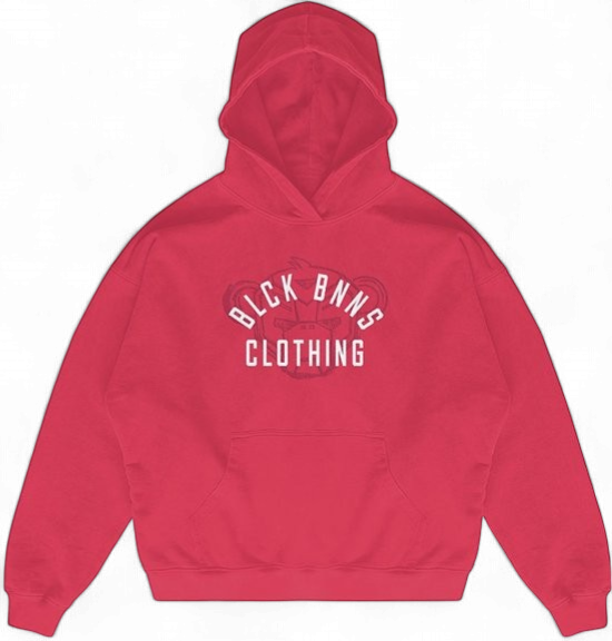 Black Bananas JR. ARCH CONVOY HOODIE  Neon Red