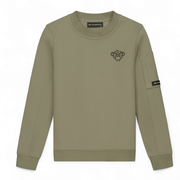 Black Bananas kids plate sweater green