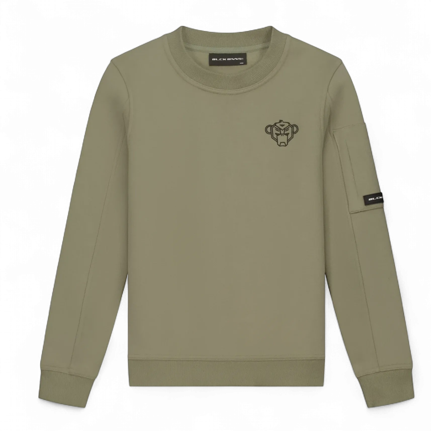 Black Bananas kids plate sweater green