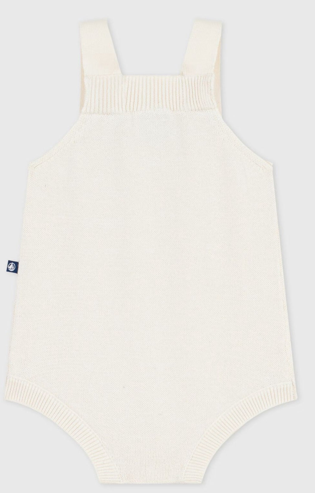 Petit Bateau Korte kruippakje van gebreid ajourkatoen voor baby's