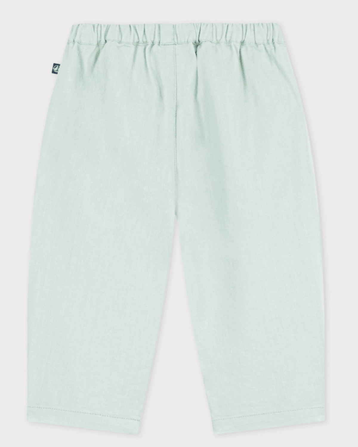 Petit Bateau Effen babybroekje van katoen/linnen