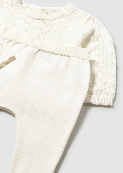 Mayoral Knit leg warmer set