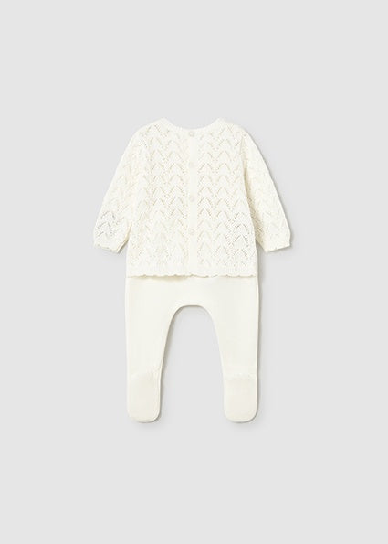 Mayoral Knit leg warmer set