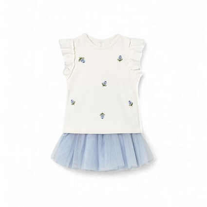 Mayoral Tulle skirt set