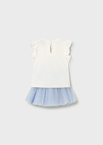 Mayoral Tulle skirt set