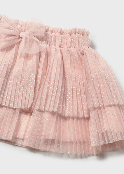 Mayoral Pleated tulle skirt