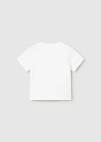 Mayoral shirt with camera apliqque