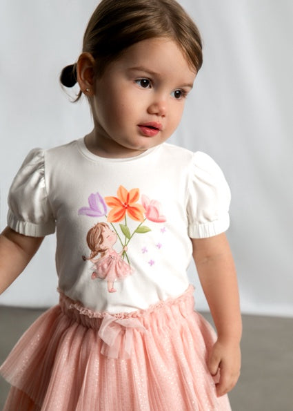Mayoral t-shirt  bloem