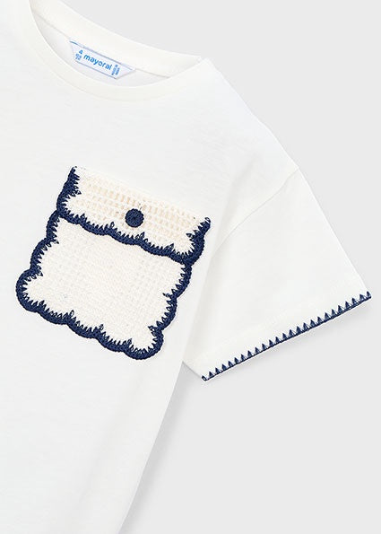Mayoral t-shirt gehaakt