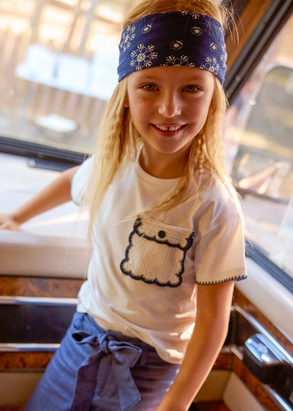 Mayoral t-shirt gehaakt