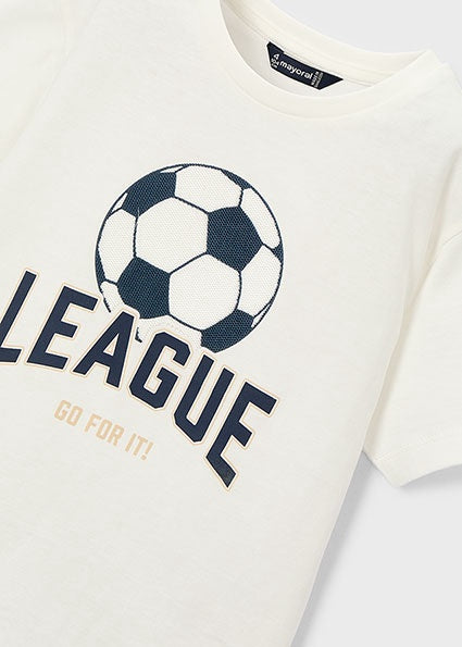 Mayoral Shirt "league" applique