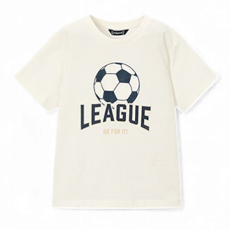 Mayoral Shirt "league" applique