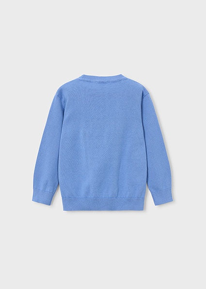 Mayoral Basic crew neck jumper blauw
