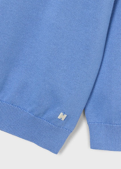 Mayoral Basic crew neck jumper blauw