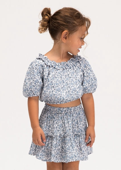 Mayoral Printed dobby skirt