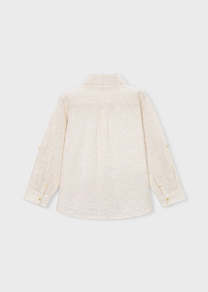 Mayoral linen shirt beige