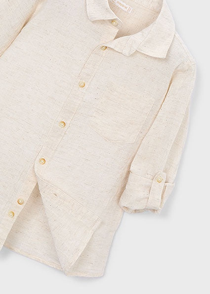 Mayoral linen shirt beige