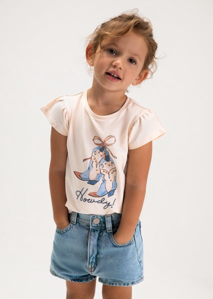 Mayoral Basic denim shorts