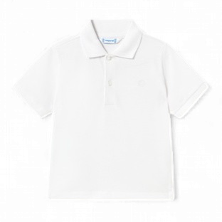 Mayoral Basic polo wit baby