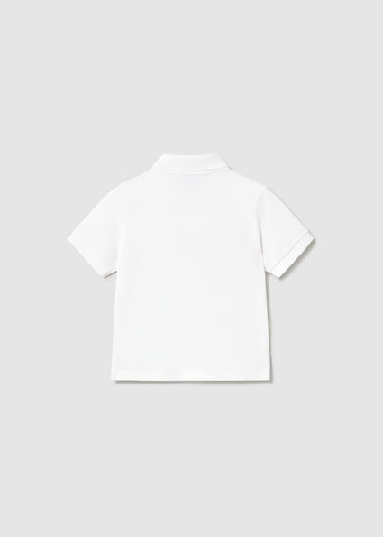 Mayoral Basic polo wit baby